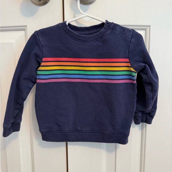 Primary Other - Primary Rainbow Sweatshirt Baby Size 12-18 Months